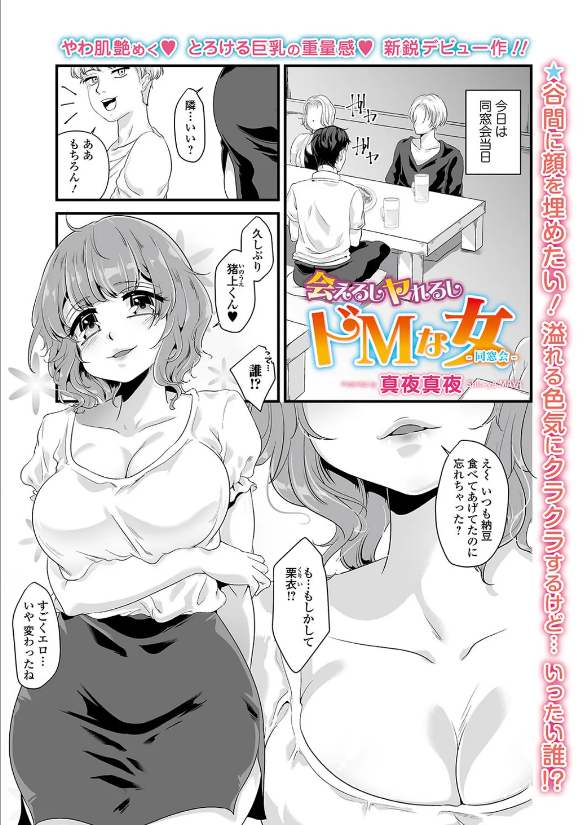 会えるしヤれるしドMな女 -同窓会- 1ページ